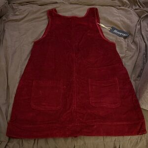 Burgundy Corduroy Dress